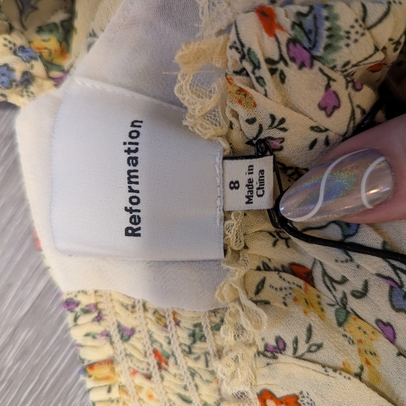 Floral Yellow Dress - Picture 2 of 6